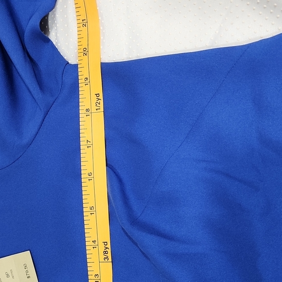 Ann Taylor Loft Royal Blue Dress. 8P - Picture 11 of 16